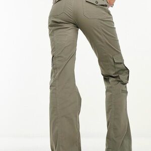 Cotton On Khaki Flare Cargo Pants